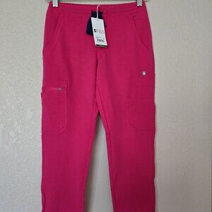Figs XXS Petite Yola Skinny Pink Scrub Pants